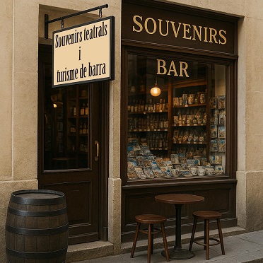 Souvenirs teatrals i turisme de barra